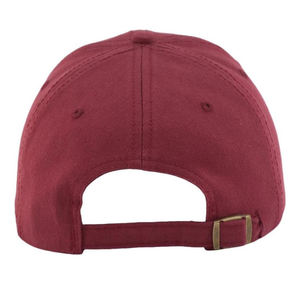 Casquette de baseball personnalisée bordeaux effet vieilli, en coton délavé et déchiré, style Dad Hat, réglable, unisexe, streetwear, pêche, cyclisme - Product Image 2