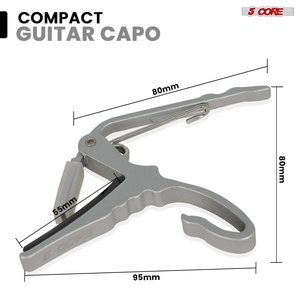 Capo de guitare 5 cordes à changement rapide pour guitare acoustique, électrique, banjo, mandoline ou ukulélé - Product Image 6
