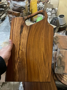 Tabla de Cortar de Madera Hecha a Mano de Primera Calidad, Tabla de Picar con Acabado Natural para Preparación de Alimentos y Servicio en la Cocina, Calidad de Exportación - Product Image 5