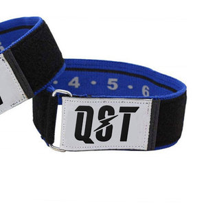 Bandes de restriction du flux sanguin (BFR) personnalisées avec logo, résistance élevée, tissu polyester confortable, entraînement d'occlusion des bras et des biceps pour la gym - Product Image 5