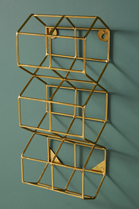 Elegante botellero decorativo de nuevo diseño, estante metálico para exhibir vinos, botellero de sobremesa. - Product Image 6