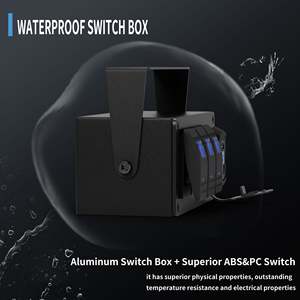 Caja de interruptores basculantes de 3 posiciones con cargador USB dual PD QC 3.0 y voltímetro para uso en automóvil - Product Image 2