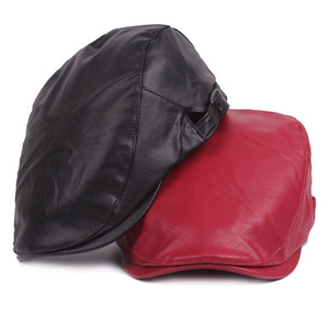 Casquette en cuir pour la marche en extérieur, style Ivy, avec logo personnalisé OEM, fermeture réglable, absorbant la transpiration, pour le sport quotidien, jeunes et adultes - Product Image 2