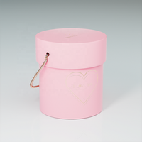 Boîte Cadeau Cylindrique en Velours pour Mariage, Boîtes en Carton Empilables pour Demoiselles d'Honneur, Anniversaire, Fête, Artisanat, Emballage en Carton Gaufré
