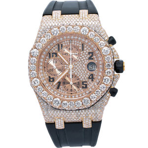 Reloj de Lujo Premium para Hombre, Totalmente Cubierto de Moissanita y Cuarzo, Estilo Hip Hop Bling, VVS, Tendencia, Superventas, Gran Oferta - Product Image 1