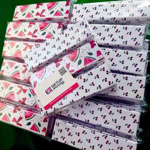 GETUP BROSONS IMPEX Rigid Paper <b>Boxes</b> Rectangle Cherry Watermelon Print Four-Color Printing <b>Gift</b> Craft Packaging Handle Glossy - Product Image 4