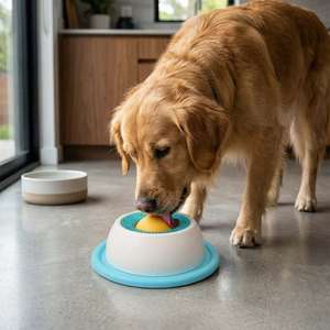Alas Licking Silikon <span class=keywords><strong>Food</strong></span> Grade untuk Hewan Peliharaan, Mangkuk Makan Perlahan Anti-Selip, Alas Makan untuk Anjing dan Kucing, Mainan Pereda Kecemasan Hewan Peliharaan - Product Image 5