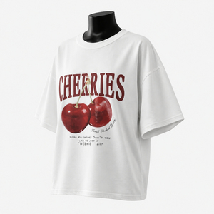T-shirt en coton imprimé personnalisé pour femme, col rond, manches courtes, coupe ample, style décontracté, printemps-été, tissu jersey, prix abordable, OEM - Product Image 3