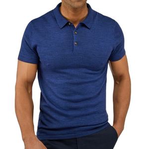 Camiseta Polo Casual para Hombre al por Mayor, Manga Corta, Transpirable, 100% Poliéster y Algodón de Alta Calidad - Product Image 5