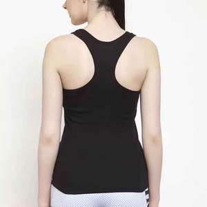 Débardeur Femme Sans Manches Décontracté Été Coton Respirant Confortable Coupe Ajustée Tendance Haut de Gamme pour Gym Entraînement Yoga Fitness - Product Image 6