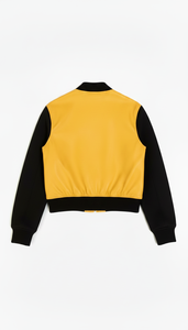 เสื้อแจ็คเก็ตเบสบอลแบบ Letterman สำหรับผู้ชาย ออกแบบเองได้ สไตล์ลำลอง สวมใส่สบาย น้ำหนักเบา - Product Image 2