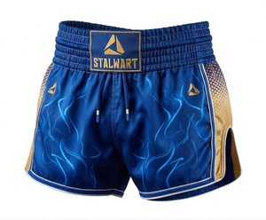 Shorts de Muay Thai Stalwart, design Phénix rouge bordeaux, polyester durable, pour l'entraînement de boxe toutes saisons - Product Image 3