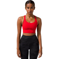 Débardeur de yoga pour femme en 100 % nylon, respirant, avec soutien moyen, dos nageur, rembourré, pour le sport et la course, avec logo personnalisé