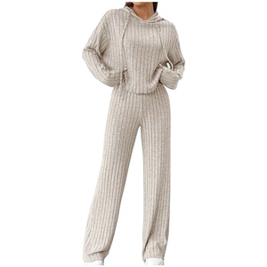 Custom Print Logo <b>Plus</b> <b>Size</b> 'Cotton Polyester Casual Wear 2 Piece <b>Set</b> <b>Jogger</b> Tracksuit Sweatshirt Sweatpants Blank Hoodie <b>Set</b> - Product Image 1