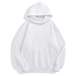 Sudadera con capucha de mezcla de algodón y poliéster OEM, corte regular, para uso diario, exportación a granel de fábrica - Product Image 2