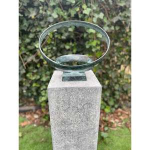 Decoración de Jardín, Adornos Antiguos, Escultura Abstracta de Estilo Circular para Exhibición en Mesa o Encimera, Artesanía en Metal - Product Image 2