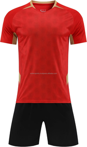 Camiseta de Entrenamiento de Fútbol Unisex para Adultos, 100% Poliéster, 220g, Transpirable, de Secado Rápido, Cuello Redondo, Manga Corta, Estampado por Transferencia de Calor, Personalizada - Product Image 5