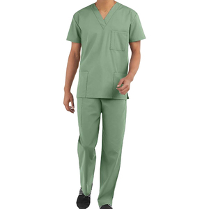 New Products Polyester Spandex Fashionable Male Uniform Scrub <b>Sets</b> Men <b>Doctor</b> Hospital Medical Scrubs Uniform <b>Set</b> - Product Image 5