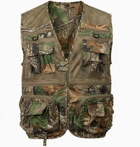 เสื้อกั๊กสำหรับล่าสัตว์สีดำ - Product Image 2