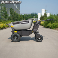 Minipala Elettrica Rhinoceros KS450E, Carico 450kg, Motore 0.8KW, Benna 0-2CBM, Mini Dumper, Batteria 1.5kWh, per Agricoltura, Foreste e Parchi