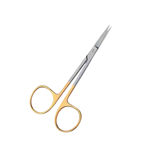 Ciseaux ophtalmiques microchirurgicaux professionnels en acier inoxydable TC Iris, réutilisables, certifiés CE, fabricant OEM Ariston - Product Image 3