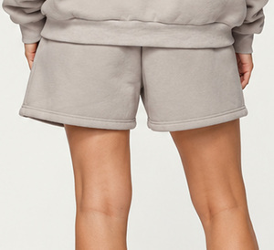 Personalized Women's Hoodie Shorts Set DTG Printed Polyester Cotton Casual Two Piece Outfit <b>Custom</b> Pullover Matching Streetwear - Product Image 6
