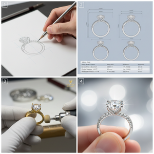 Diamante Cultivado en Laboratorio de 1.00 Quilates, Corte Princesa, Color E, Claridad VVS2, Corte Excelente, Certificado IGI, Piedra Suelta SHREERAJ SOLITAIRE - Product Image 6