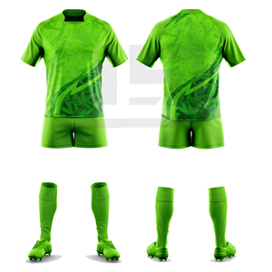 Uniforme de rugby personnalisé imprimé, coupe-vent, antibactérien, 100% polyester, short de sport confortable conçu pour l'entraînement en équipe - Product Image 1