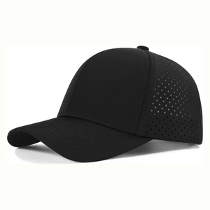 Casquette de baseball structurée personnalisée avec logo brodé, casquette de sport style camionneur, casquette de golf de haute qualité, casquette de baseball bicolore avec panneaux en maille pour hommes - Product Image 3
