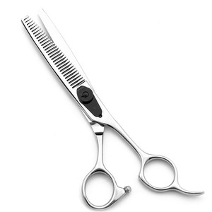 Ciseaux à effiler professionnels en acier inoxydable pour salon de coiffure, lame tranchante, ciseaux de barbier, ciseaux à effiler les cheveux - Product Image 1