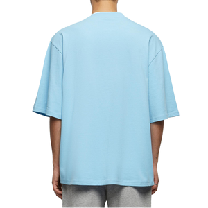 เสื้อผู้ชายทรงใหญ่พิเศษ ผ้าฝ้ายถัก 100% เป็นมิตรกับสิ่งแวดล้อม น้ำหนักเบา สไตล์ฮิปฮอป ทรงโอเวอร์ไซส์  เทคนิคการพิมพ์ลายพัฟสูง  แบบลำลอง  สามารถสั่งทำได้ - Product Image 4