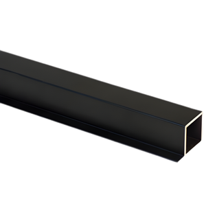 Perfil de Extrusión de Aluminio Negro Brillante para Ventanas Abatibles - Product Image 1