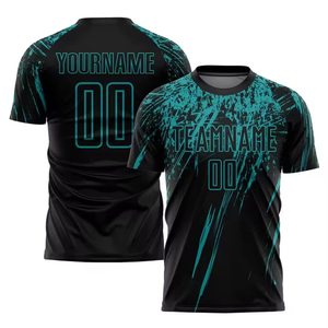 Ensemble d'uniformes de football personnalisés gris foncé pour hommes – Maillot et short respirants imprimés, tenue d'équipe personnalisée, séchage rapide, OEM ODM 100% - Product Image 3