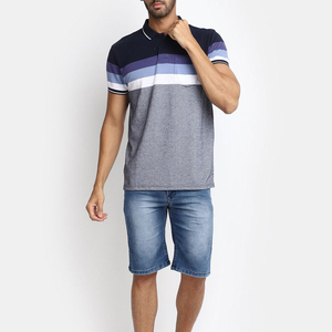Chemises pour hommes sur mesure, confortables et respirantes, en polyester/coton, unies, décontractées, à séchage rapide, à manches courtes, avec poche, style urbain - Product Image 2