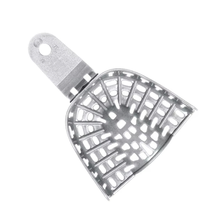 Bandeja de Impresión Dental Superior Perforada de Acero Inoxidable Azicon, Reutilizable y Autoclavable, para Alginato Maxilar - Product Image 3