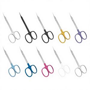 Coupe-cuticules en acier inoxydable pour manucure russe, lame incurvée extra-affûtée, pour droitiers, durable, pour une coupe propre et précise - Product Image 1