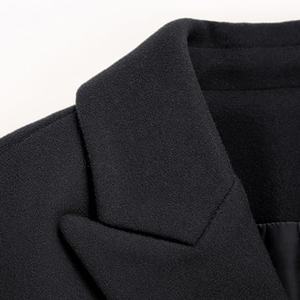 Nouvelle Collection 2026 – Manteau Long en Laine Double Boutonnage pour Femme, Manches Longues, Grande Taille, Style Trench Standard, Automne Hiver - Product Image 4