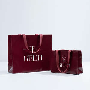 Bolsas de Papel Recubierto Impresas Personalizadas al por Mayor de Fábrica con Logotipo, Bolsas de Compras y Empaque Laminadas de Lujo - Product Image 6