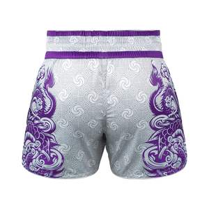 Pantalones Cortos de Muay Thai para Hombre, Estampado de Cobra Satinado, Cintura Elástica, para Entrenamiento de Gimnasio, Kickboxing, Ligeros, Coloridos - Product Image 5