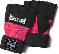 Gants intérieurs rembourrés en gel, bandages longs pour boxe, MMA, Muay Thai, entraînement, paire, néoprène, coton, tailles S-XL, personnalisables