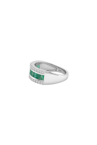 Bague en saphir bleu et diamant en argent sterling 92,5 KLSR-11746 - Product Image 6