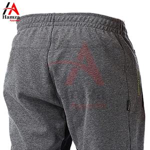 Pantalon de jogging décontracté pour hommes en gris noir léger 250 GSM tissu ceinture élastique fermeture - Product Image 6