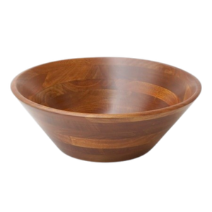 Juego de 3 cuencos de madera de mango de nuevo diseño para decoración del hogar, para decoración de interiores, para organizar la cocina, para la mesa de comedor. - Product Image 5