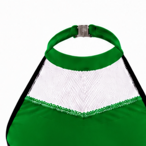 Haut court de cheerleading sans manches rouge, blanc et noir pour femmes et filles – Tenue de performance athlétique pour l'entraînement en équipe – Vêtements de sport - Product Image 4