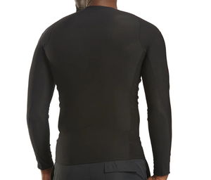 <b>Black</b> Design Digital Print Rash Guard Breathable Athletic <b>Compression</b> Wear UPF50+ 220g Low MOQ Competitive Factory - Product Image 3