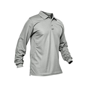 Camisa Polo Duradera de Manga Larga para Exteriores - Tejido Táctico Resistente a Desgarros con Cuello Fijo y Características Utilitarias - Product Image 1