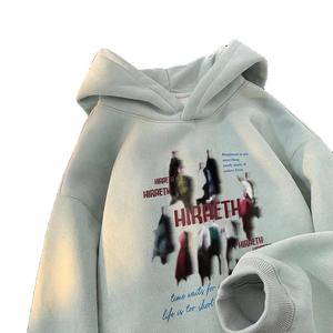 Sudadera con Capucha de Invierno Estilo Coreano Vintage para Hombre, Gruesa, Felpa, 100% Algodón, Talla Grande, Manga Larga - Product Image 5