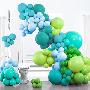 PartyWoo Ghirlanda di Palloncini Verdi 100 Pezzi Misure Assortite 36 Pollici 18 Pollici 12 Pollici 10 Pollici 5 Pollici Confezione di Palloncini Diversi per Feste - Product Image 1