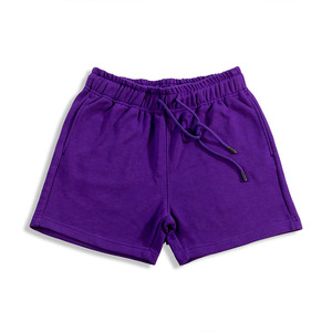 Shorts en molleton pour homme, coupe décontractée, matière molletonnée douce, taille élastique, cordon de serrage réglable, confortables pour les séances de sport - Product Image 1