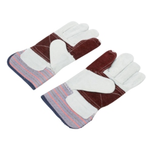 Guantes de Trabajo de Seguridad de Cuero Vacuno de Alta Resistencia, Antiestáticos, Transpirables, Duraderos, con Forro Térmico de Tela de Algodón Industrial - Product Image 6